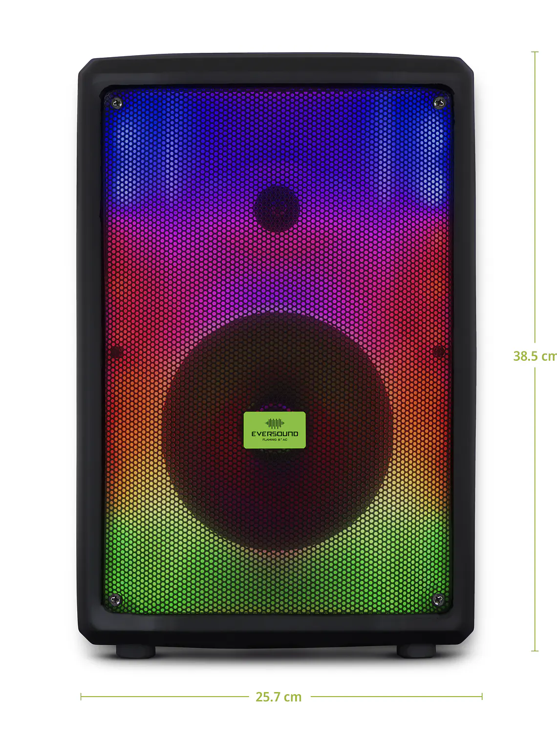 Parlante Bluetooth Flaming 8 EV 3000 AC con Luces RGB Karaoke TWS USB FM 2
