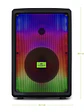 Parlante Bluetooth Flaming 8 EV 3000 AC con Luces RGB Karaoke TWS USB FM - Miniatura 2