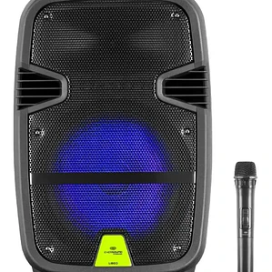 Parlante Portátil Eversound Libido EV1012-V 12 Bluetooth Karaoke Luces LED con Micrófono 