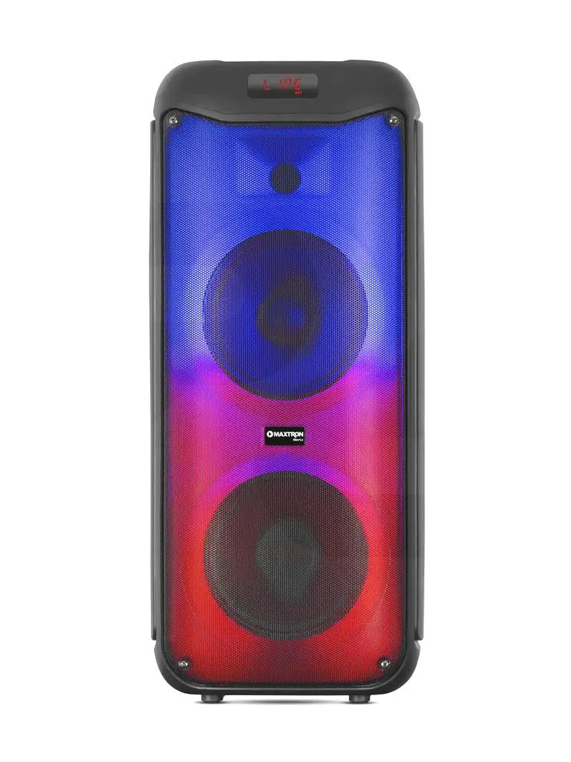 Parlante Torre Hertz MX334V 8x2 Bluetooth Karaoke TWS Luces LED RGB USB FM 2