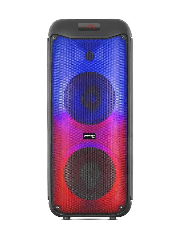 Parlante Torre Hertz MX334V 8x2 Bluetooth Karaoke TWS Luces LED RGB USB FM 2