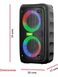 Parlante Portátil Eversound Bennett 3 EV2021 Bluetooth Karaoke Luces LED USB FM - thumbnail 2