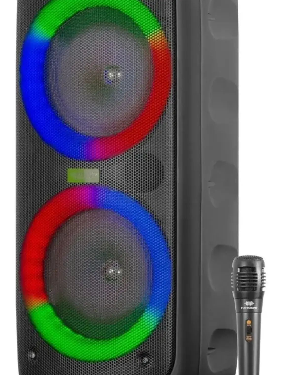 Parlante Eversound Bennett 6.5 EV2023 Bluetooth Karaoke Luces LED USB FM  1
