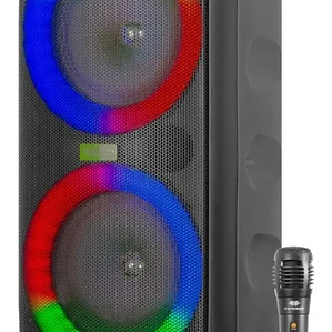 Parlante Eversound Bennett 6.5 EV2023 Bluetooth Karaoke Luces LED USB FM 