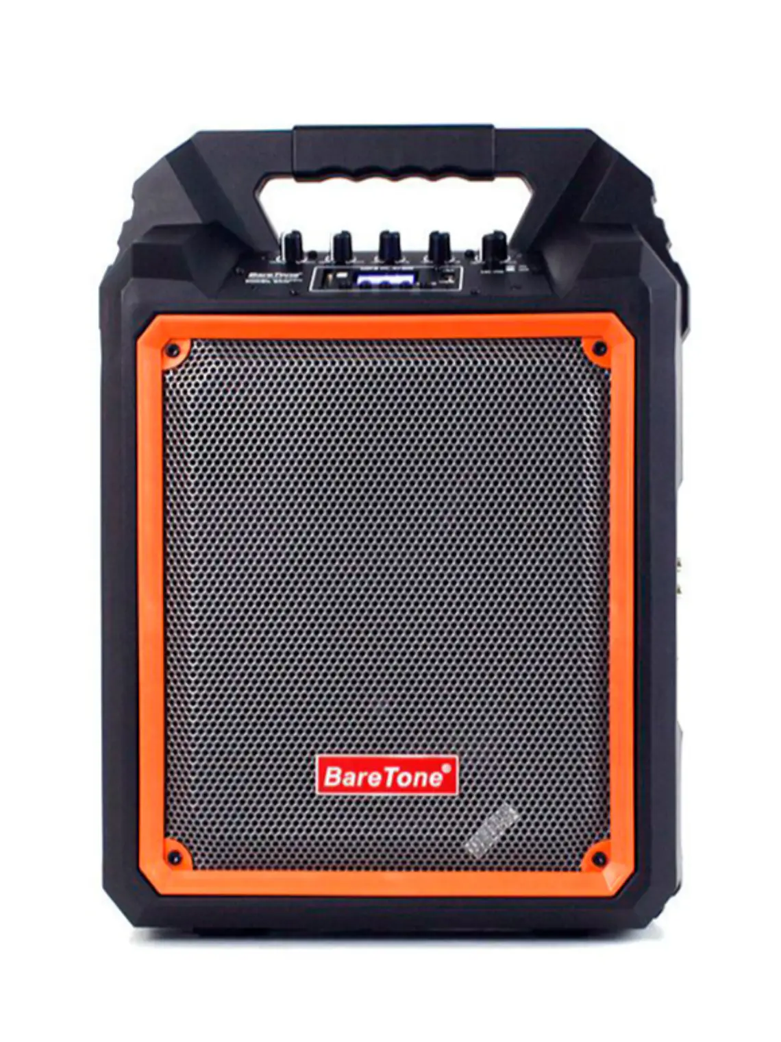 Parlante Portátil Baretone MAX06M 60W Bluetooth con 2 Micrófonos Inalámbricos Karaoke  1