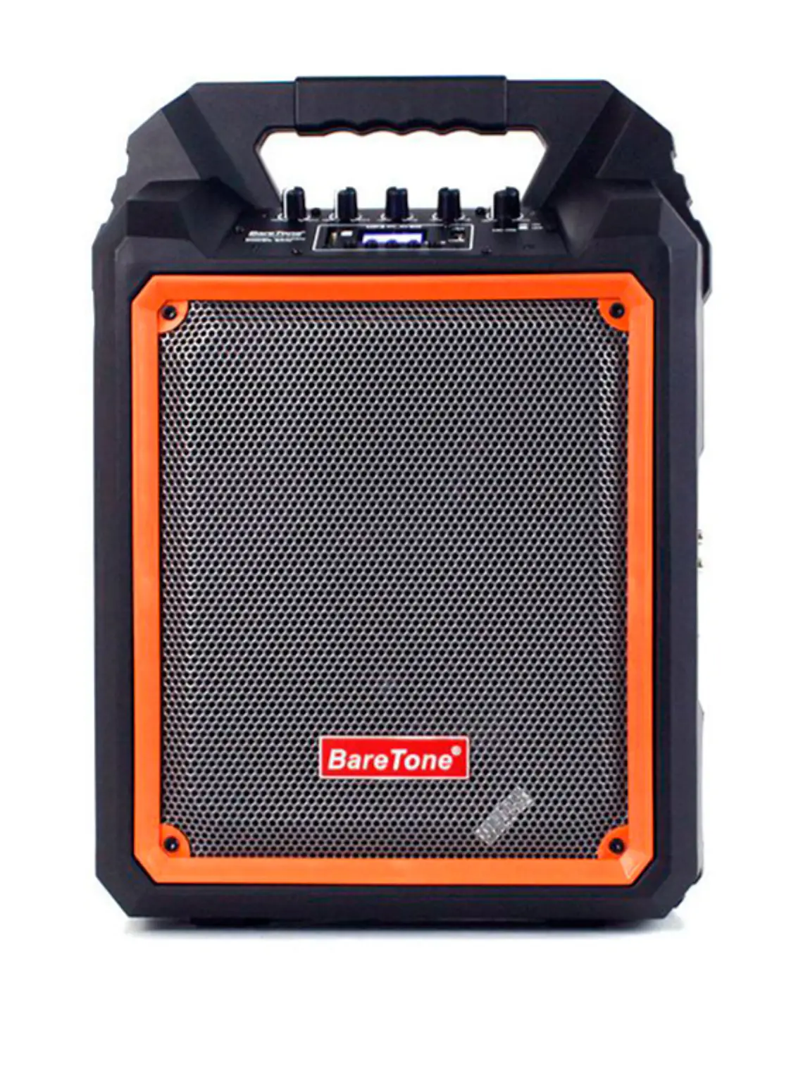 Parlante Portátil Baretone MAX-10M 100W Bluetooth con 2 Micrófonos Inalámbricos Karaoke 1