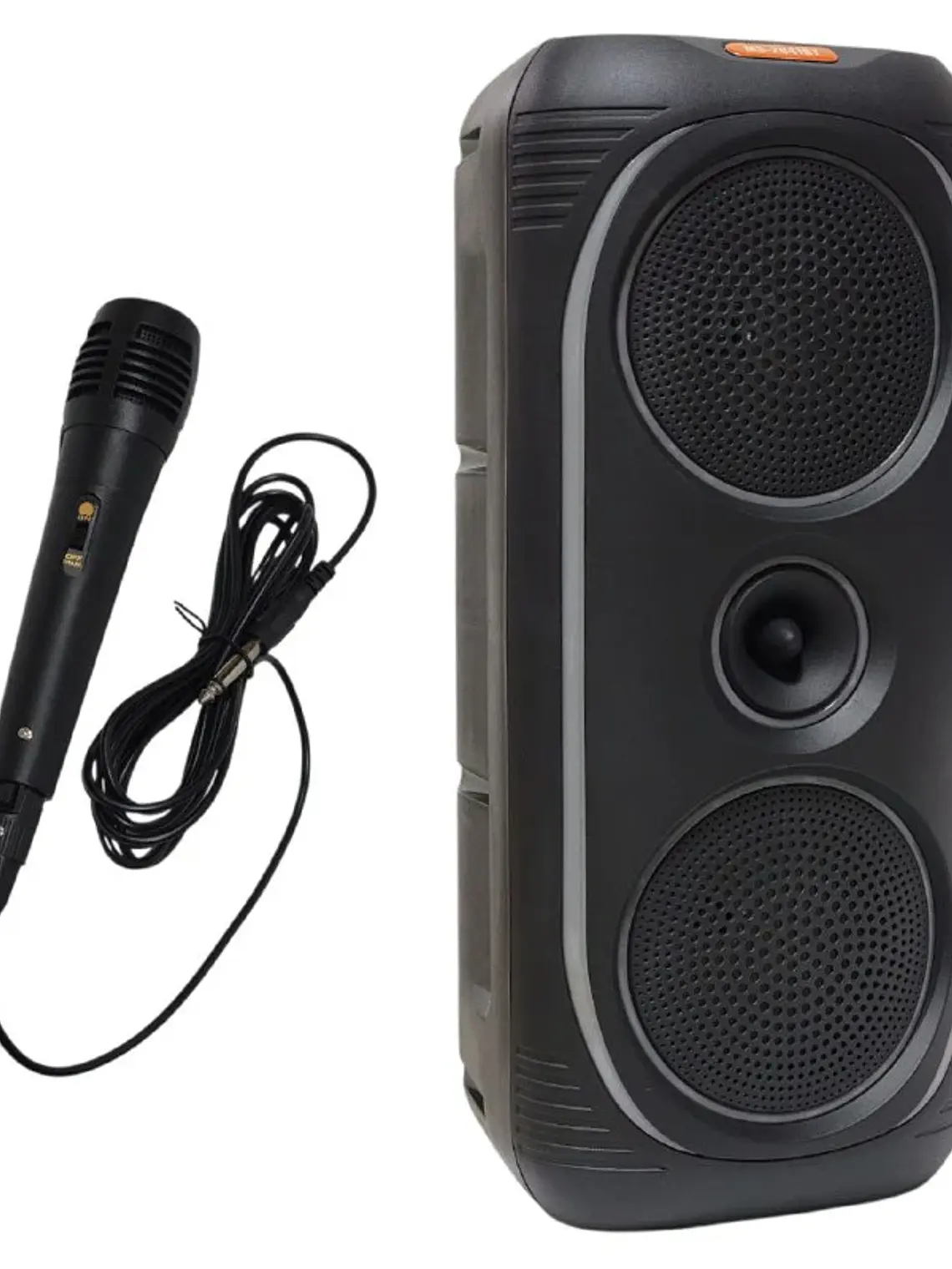 Parlante Bluetooth MS-2041BT 50W con Luces RGB Karaoke Micrófono USB FM 2