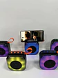 Mini Parlante Bluetooth X-16 Portátil con Luces RGB y Batería Recargable - Miniatura 4