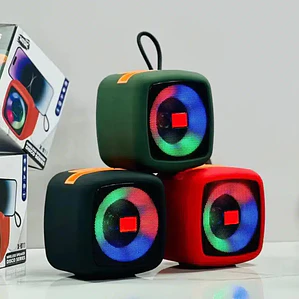 Parlante Bluetooth X-911 Portátil Recargable con Luces LED USB TWS