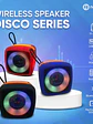 Parlante Bluetooth X-911 Portátil Recargable con Luces LED USB TWS - Miniatura 3