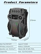Parlante Bluetooth ZQS-1429 Portátil con Micrófono RGB Karaoke USB FM - Miniatura 10