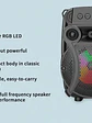 Parlante Bluetooth ZQS-1429 Portátil con Micrófono RGB Karaoke USB FM - Miniatura 11