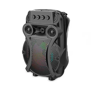Parlante Bluetooth ZQS-1429 Portátil con Micrófono RGB Karaoke USB FM