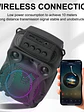 Parlante Bluetooth ZQS-1429 Portátil con Micrófono RGB Karaoke USB FM - Miniatura 12