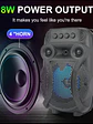 Parlante Bluetooth ZQS-1429 Portátil con Micrófono RGB Karaoke USB FM - Miniatura 13