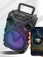 Altavoz Portátil Bluetooth SING-E ZQS8122 de 8 Pulgadas con Luces LED, Micrófono y Ruedas para Karaoke y Fiestas - Miniatura 3