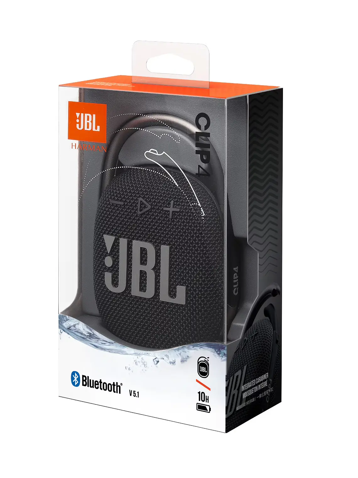 Parlante Bluetooth JBL Clip 4 Impermeable Ultraportátil IP67 con Mosquetón Integrado 8
