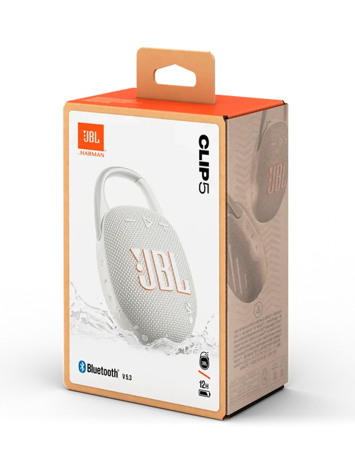 Parlante Bluetooth JBL Clip 5 Impermeable Ultraportátil IP67 con JBL Pro Sound 20