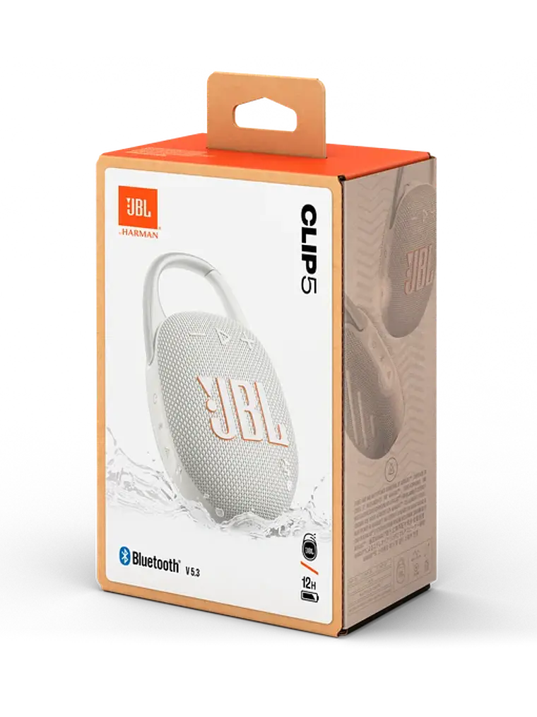 Parlante Bluetooth JBL Clip 5 Impermeable Ultraportátil IP67 con JBL Pro Sound 20
