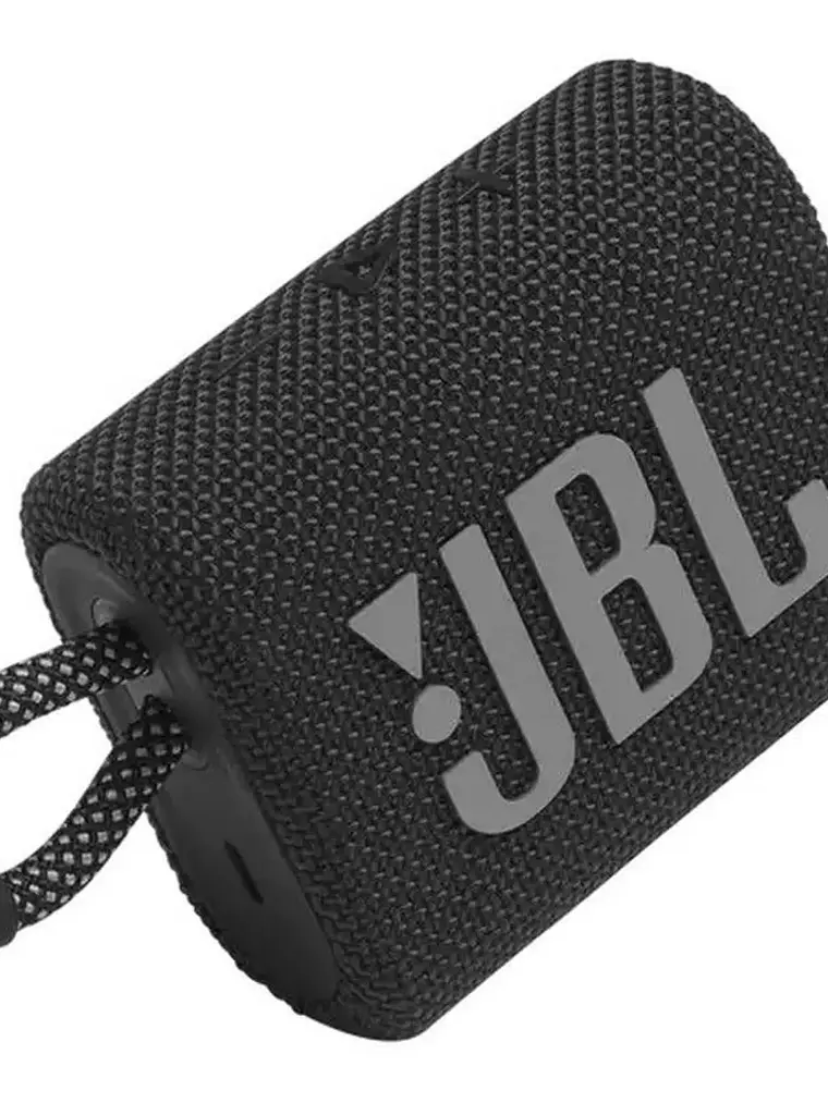 Parlante JBL Go 3 Bluetooth 5.0 Portátil IP67 Resistente al Agua Negro con Estuche 3