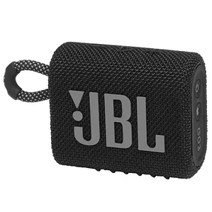 Parlante JBL Go 3 Bluetooth 5.0 Portátil IP67 Resistente al Agua Negro con Estuche