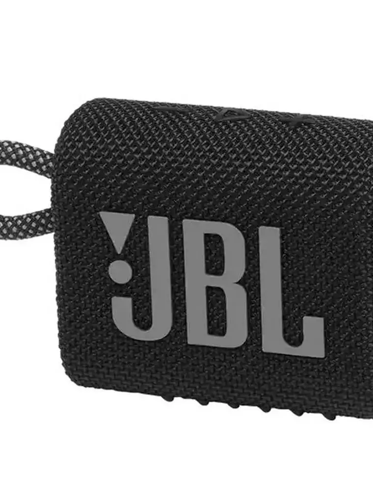 Parlante JBL Go 3 Bluetooth 5.0 Portátil IP67 Resistente al Agua Negro con Estuche 1