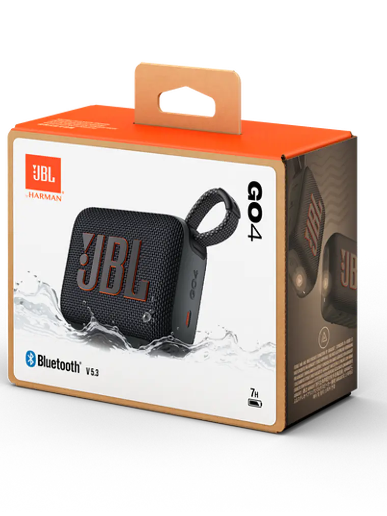 Parlante JBL Go 4 Bluetooth 5.3 Portátil Resistente al Agua y Polvo IP67 con Sonido JBL Pro 12