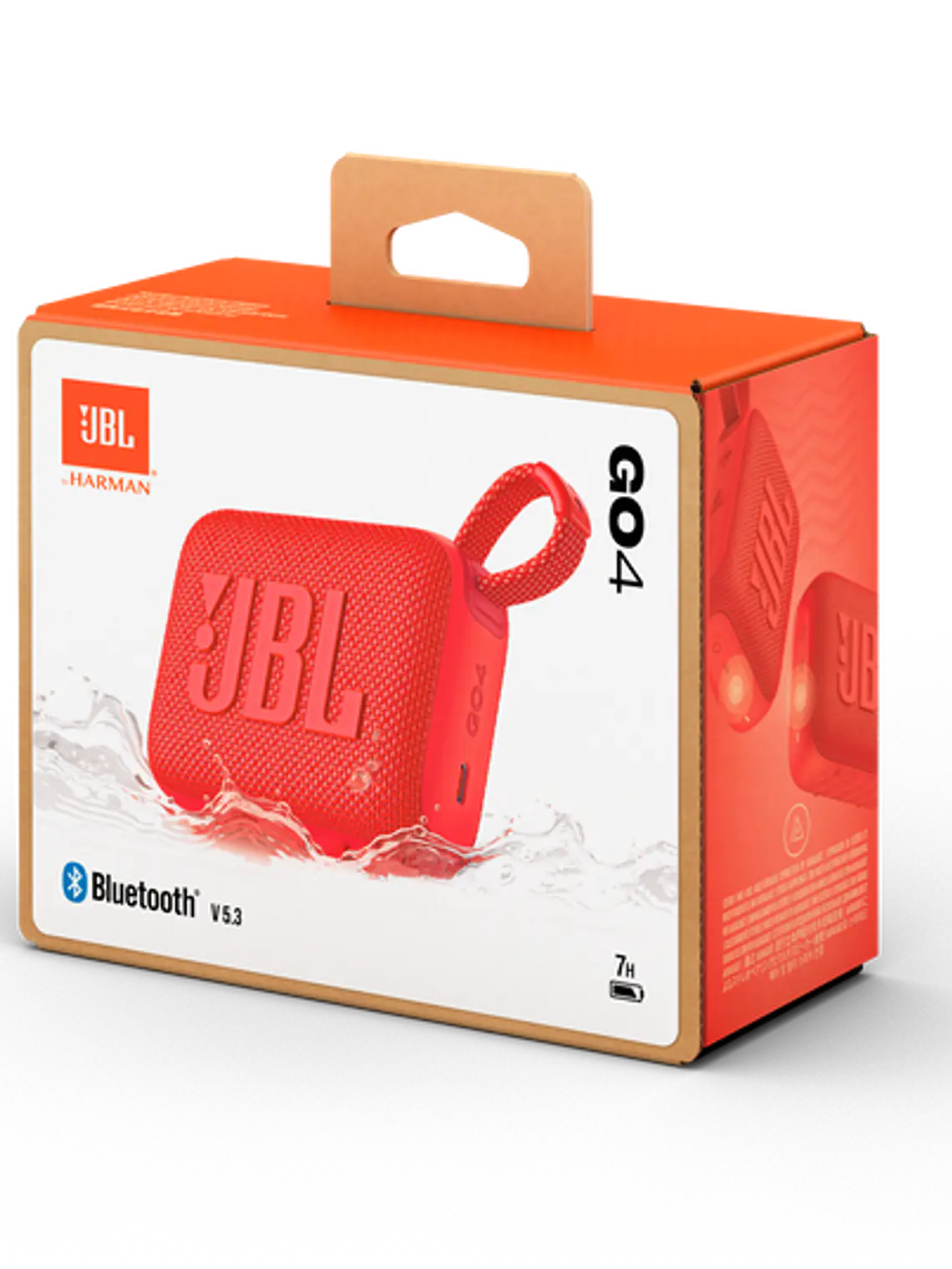 Parlante JBL Go 4 Bluetooth 5.3 Portátil Resistente al Agua y Polvo IP67 con Sonido JBL Pro 14