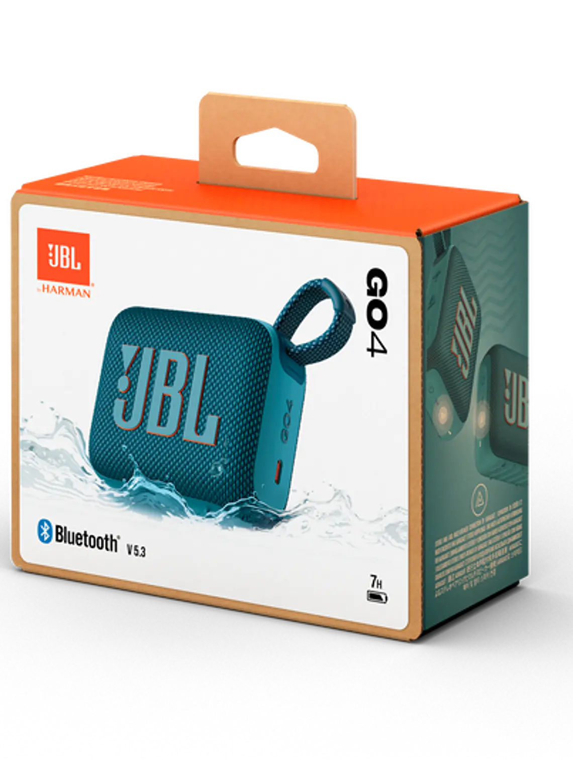 Parlante JBL Go 4 Bluetooth 5.3 Portátil Resistente al Agua y Polvo IP67 con Sonido JBL Pro 18