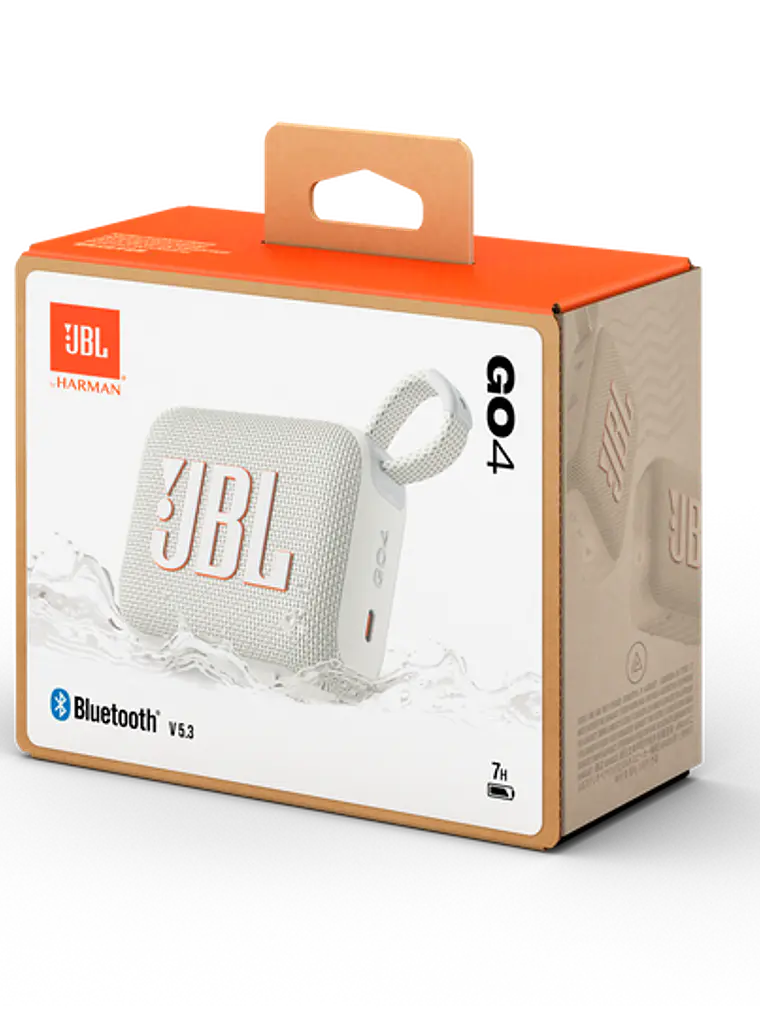 Parlante JBL Go 4 Bluetooth 5.3 Portátil Resistente al Agua y Polvo IP67 con Sonido JBL Pro 20