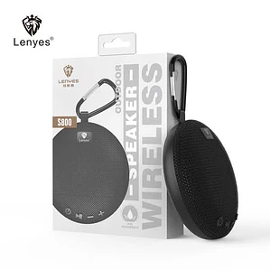 Parlante Bluetooth Lenyes S800 Portátil IPX5 Resistente al Agua con Micrófono y Sonido HD