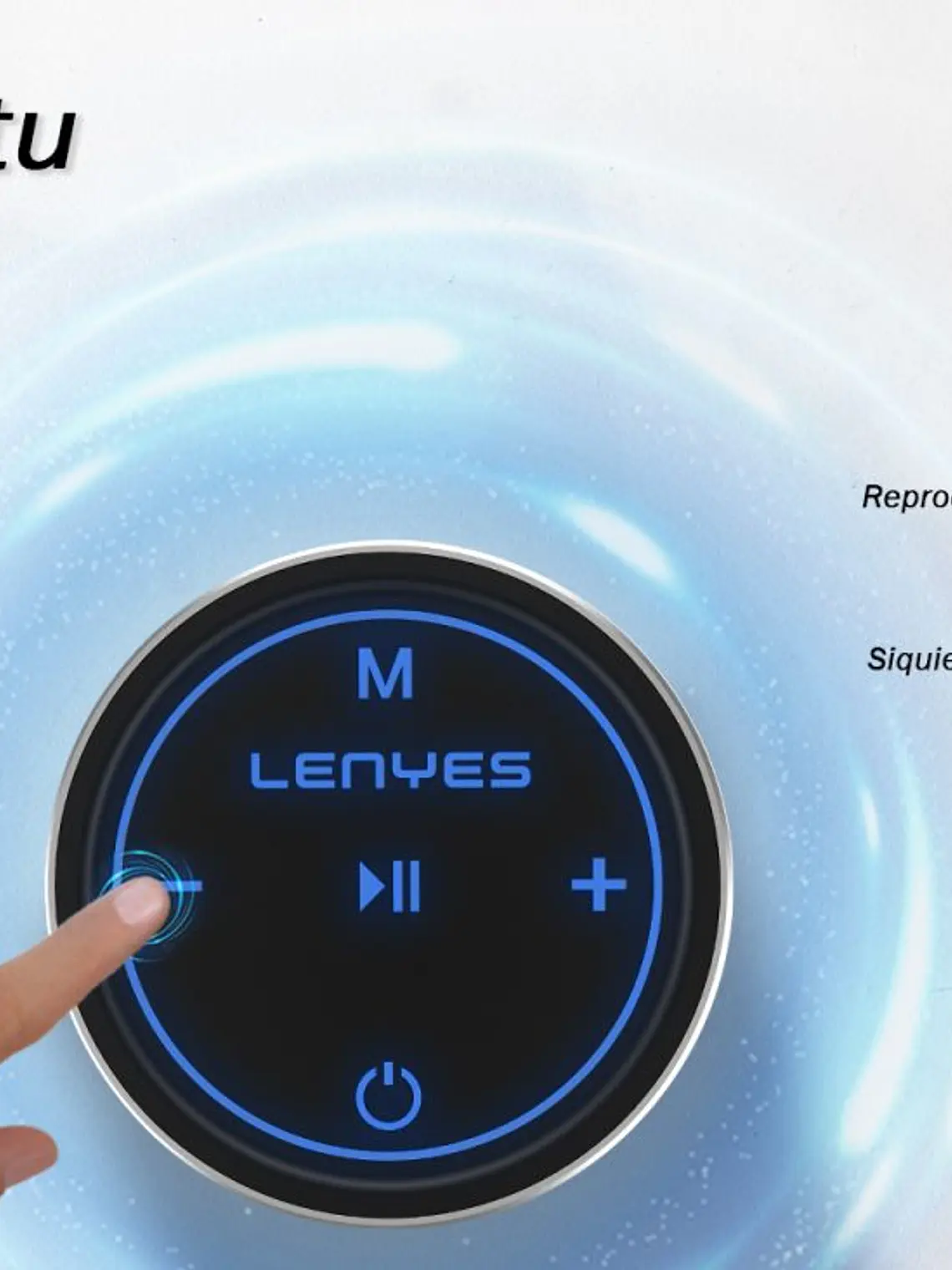 Parlante Bluetooth Lenyes S812 40W RMS Extra Bass Sonido 360 Grados IPX5 Portátil 5