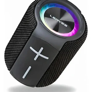 Parlante Bluetooth Portatil Lenyes S826 con Luces LED y Graves Profundos