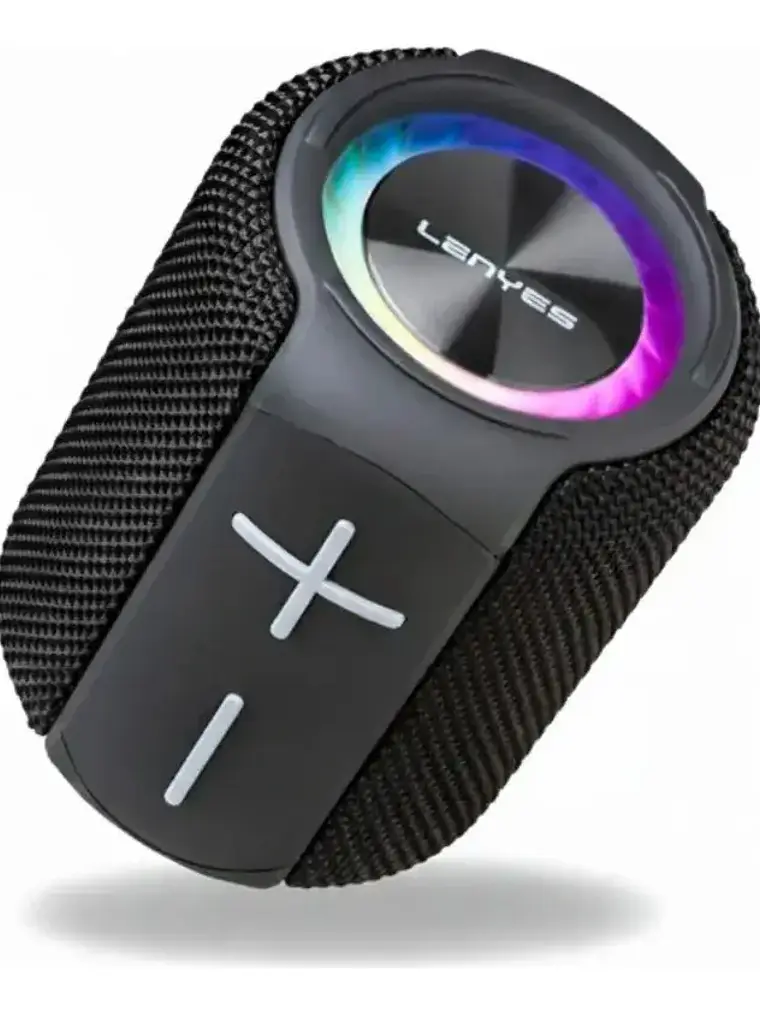 Parlante Bluetooth Portatil Lenyes S826 con Luces LED y Graves Profundos 1