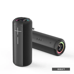 Parlante Bluetooth Portatil Lenyes S827 con Luces RGB y Bajos Potentes