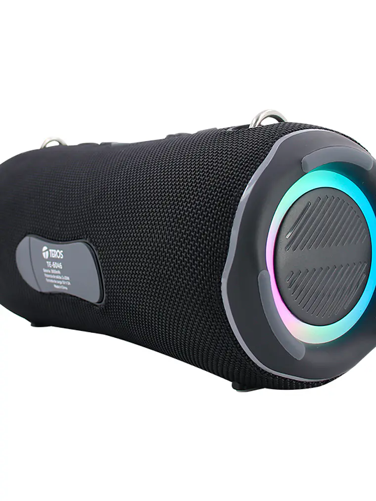 Parlante Bluetooth Teros TE-6046N 40W Portátil con Radio FM TWS y USB Negro 3