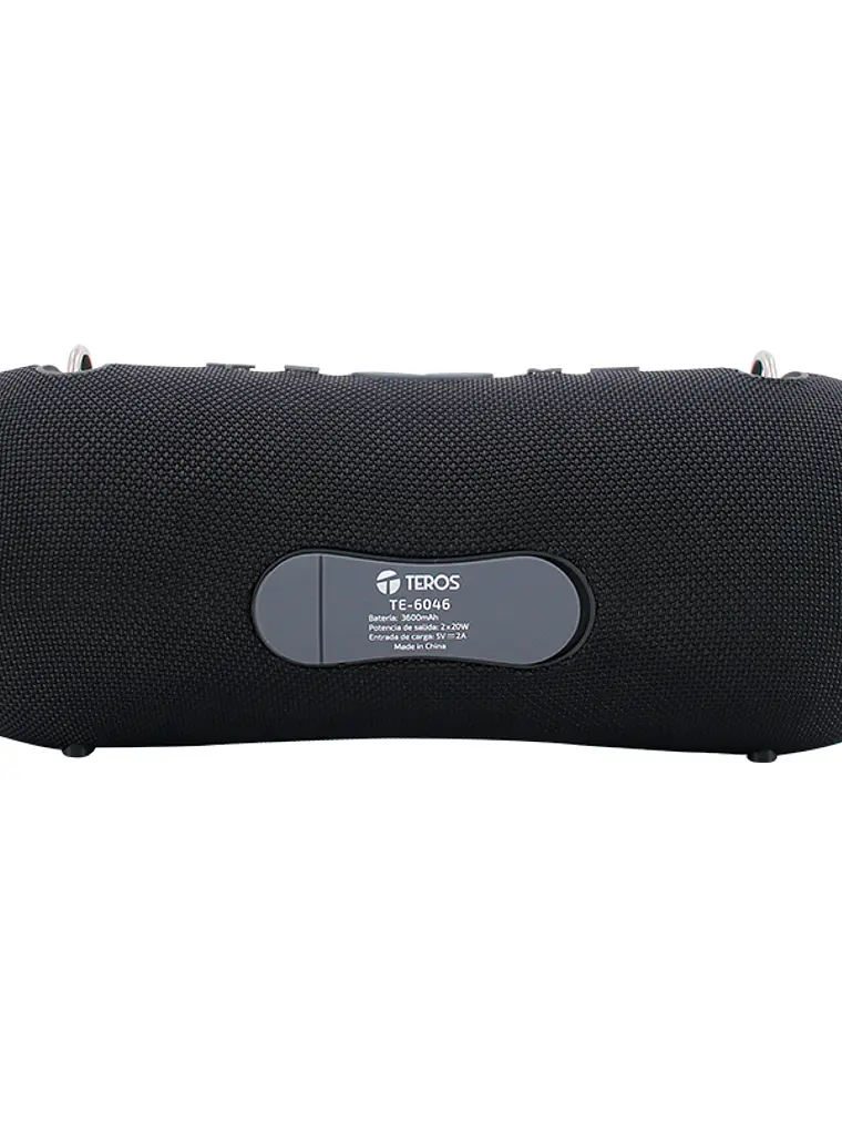 Parlante Bluetooth Teros TE-6046N 40W Portátil con Radio FM TWS y USB Negro 4