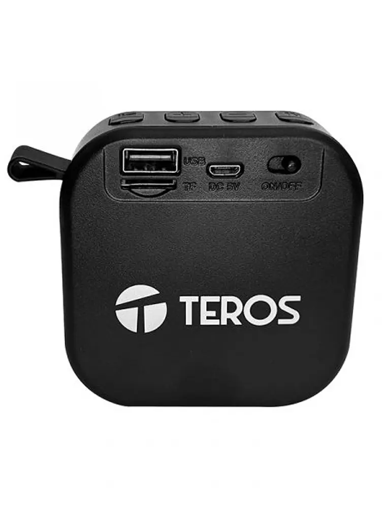 Parlante Bluetooth Teros TE-6032N Portátil 5W con Radio FM USB y Micro SD Negro 2