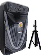 Parlante Portátil Cafini CN-S2716FM-BT con Trípode y Micrófono Bluetooth Potencia 18000W - Miniatura 1