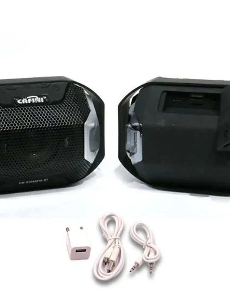 Parlante Bluetooth Portátil Cafini CN-S3666FM-BT Mini Speaker USB TF FM AUX Recargable 1