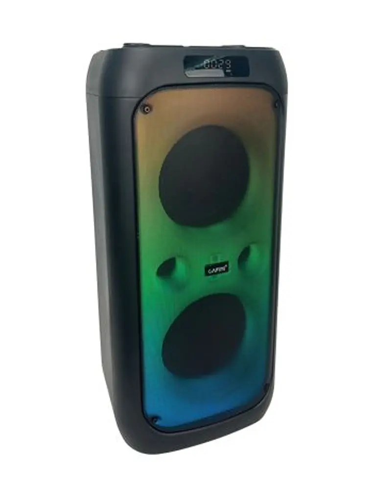 Parlante Bluetooth Cafini CN-S6033AC 80W con Micrófono Inalámbrico Luz Flame USB TF Karaoke 1