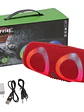Parlante Bluetooth Cafini FI-S5477FM-BT Portátil USB TF FM AUX con Luces Multicolor - Miniatura 3