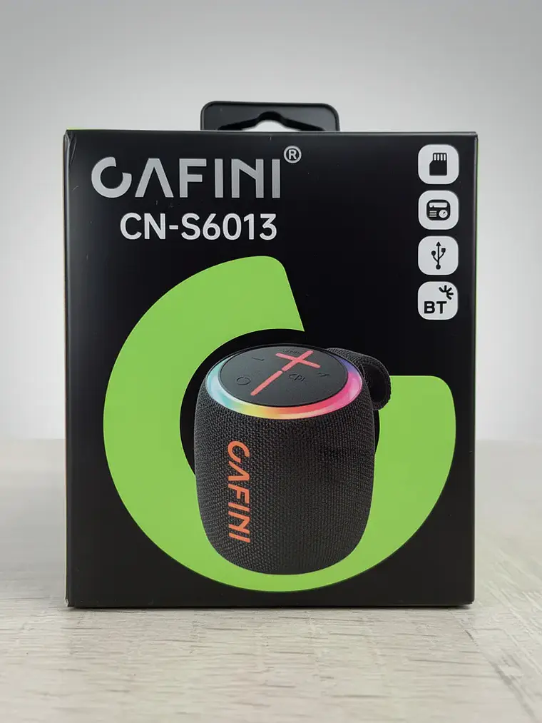 Parlante Bluetooth Portátil Cafini CN-S6013 10W con Luces LED y Batería Recargable 2