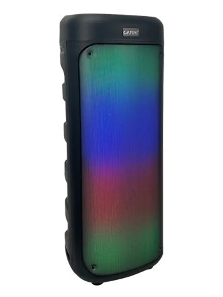 Parlante Bluetooth Portátil CN-S6703AC Doble 8 Pulgadas con Micrófono, FM, USB y Luces LED 1