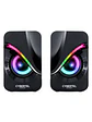 Parlantes Gamer Cybertel Exxpert CBX S301 RGB 2.0 para PC y Laptop con Conexión 3.5mm - Miniatura 1