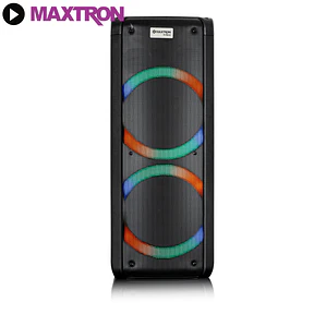 Parlante Bluetooth Maxtron Eclipse MX 303V Torre 160W con Micrófono, Luces RGB y Batería Recargable