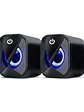 Parlantes Gamer Enkore Bravio ENS 300 RGB 2.0 USB Jack 3.5mm para PC y Laptop - thumbnail 2