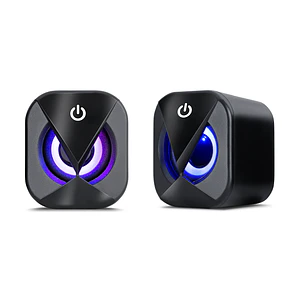 Parlantes Gamer Enkore Bravio ENS 300 RGB 2.0 USB Jack 3.5mm para PC y Laptop