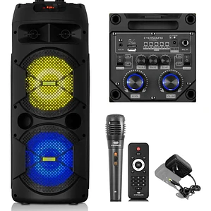 Parlante Bluetooth Eversound Strudel EV2007 Torre 2 Bocinas de 6.5