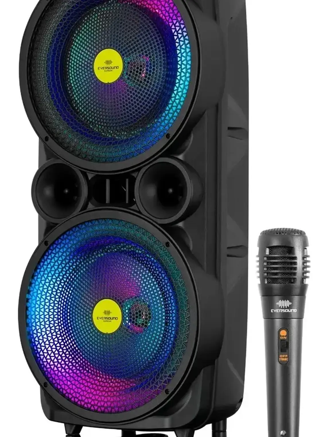 Parlante Bluetooth Eversound EV2013 Torre 2 Bocinas de 8